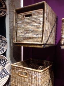 Working with the agent for these wonderful handmade baskets for a large custom order